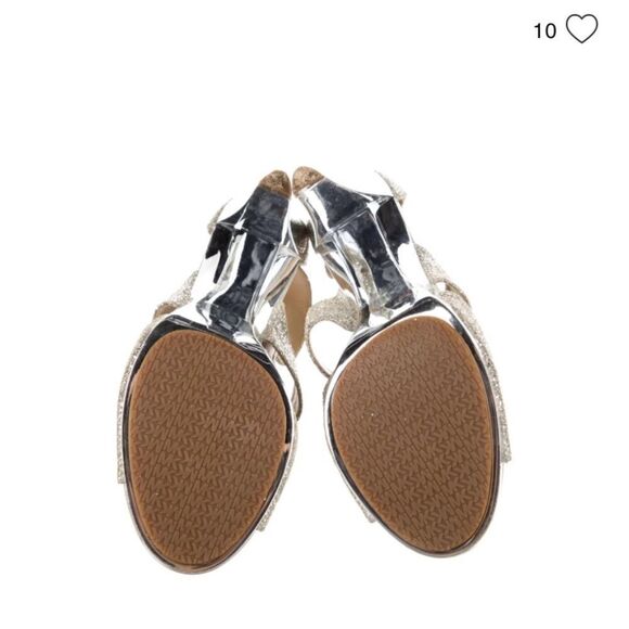 Michael Kors Berkley Cutout Accent T-Strap High Heel Sandals size 11 - Picture 9 of 9